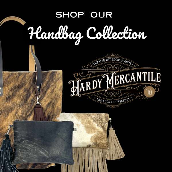 Hardy Mercantile Handbag Collection Banner