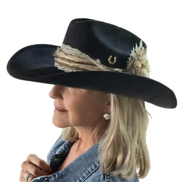 Creamy Black Cowgirl